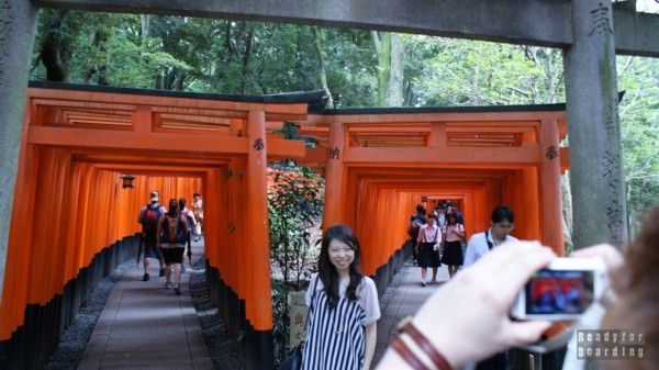 Senbon Torii - a path with torii gates in Kyoto